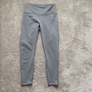 heather grey fabletics 7/8 leggings
